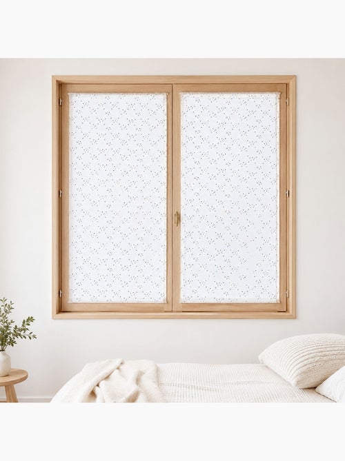 Par de cortinas ligeras con motivos de puntitos - Kiabi Par de cortinas ligeras con motivos de puntitos - Kiabi