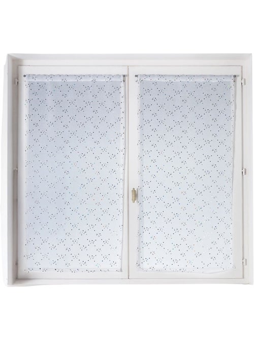 Par de cortinas ligeras con motivos de puntitos - Kiabi Par de cortinas ligeras con motivos de puntitos - Kiabi