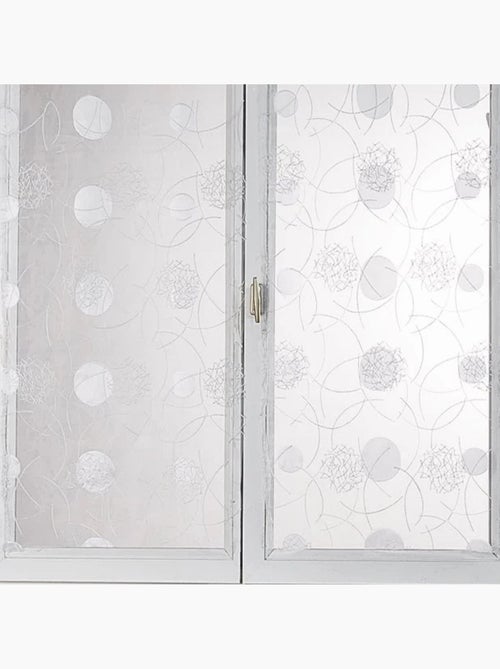 Par de cortinas ligeras rectas de organza bordada - Kiabi Par de cortinas ligeras rectas de organza bordada - Kiabi