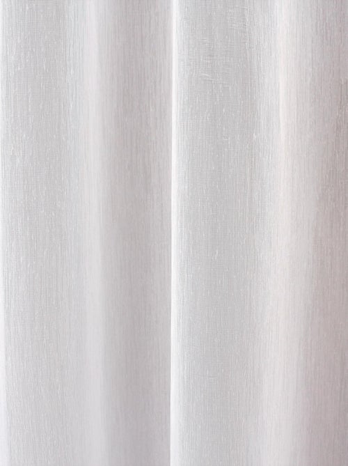 Par de cortinas rectas pequeñas con acabado de varilla pasante - Kiabi