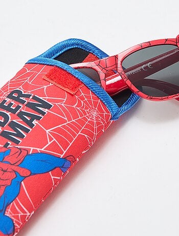 Par de gafas de sol 'Marvel' 'Spiderman' animadas + funda