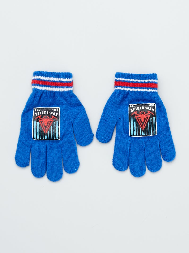 Par de guantes 'Spider-Man' azul - Kiabi