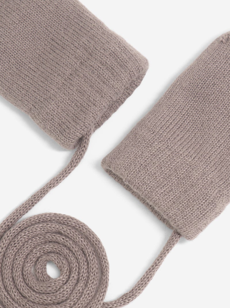 Par de manoplas con cordón Marron - Kiabi