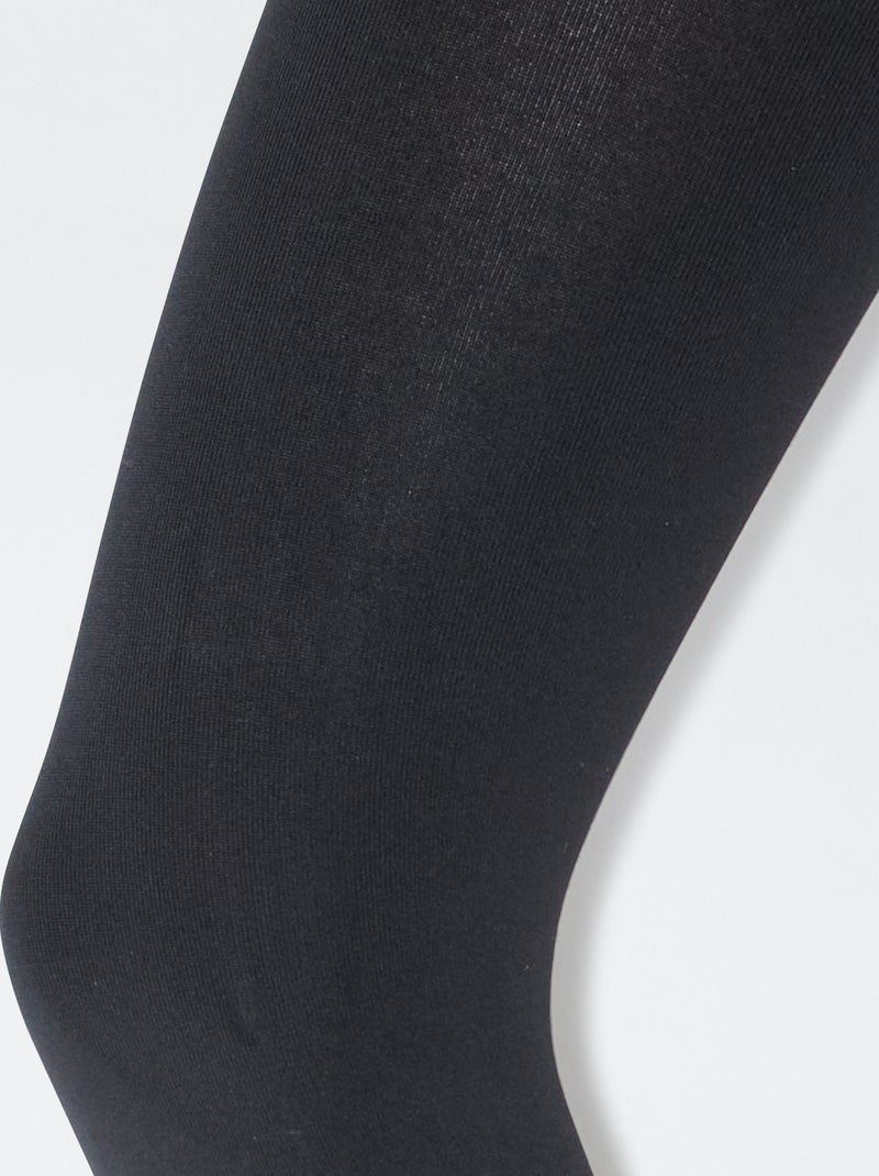 Par de medias cálidas Negro - Kiabi