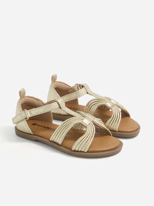 Par de sandalias con cierre de velcro - Kiabi