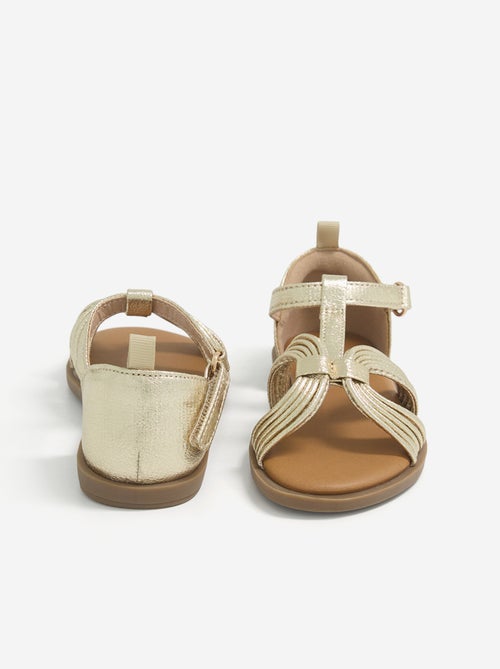Par de sandalias con cierre de velcro - Kiabi