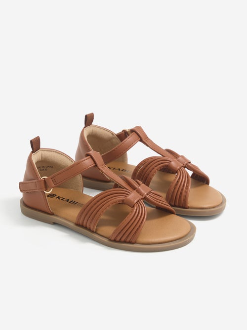Par de sandalias con cierre de velcro - Kiabi Par de sandalias con cierre de velcro - Kiabi