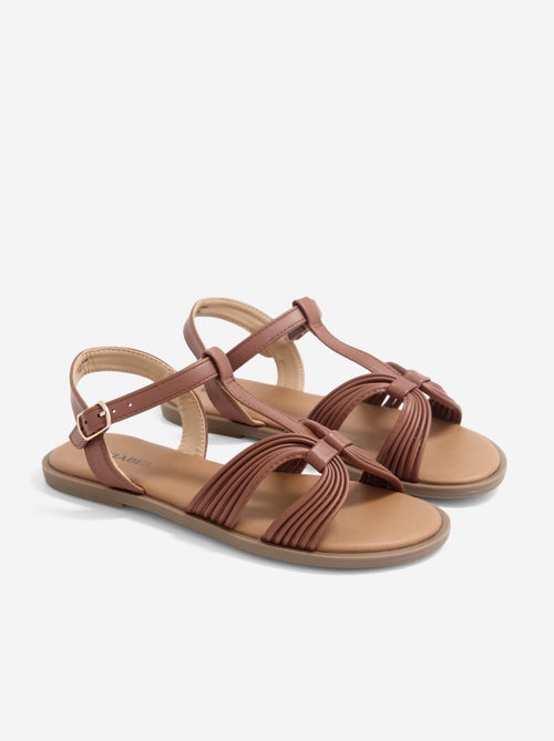 Par de sandalias con hebillas - Kiabi Par de sandalias con hebillas - Kiabi