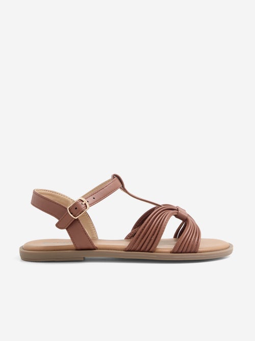 Par de sandalias con hebillas - Kiabi Par de sandalias con hebillas - Kiabi