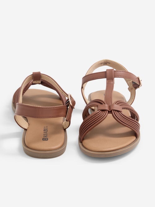 Par de sandalias con hebillas - Kiabi Par de sandalias con hebillas - Kiabi