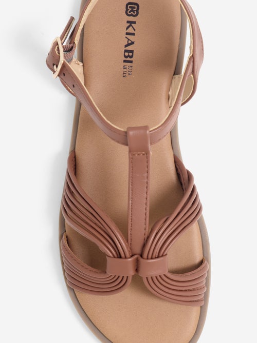 Par de sandalias con hebillas - Kiabi Par de sandalias con hebillas - Kiabi