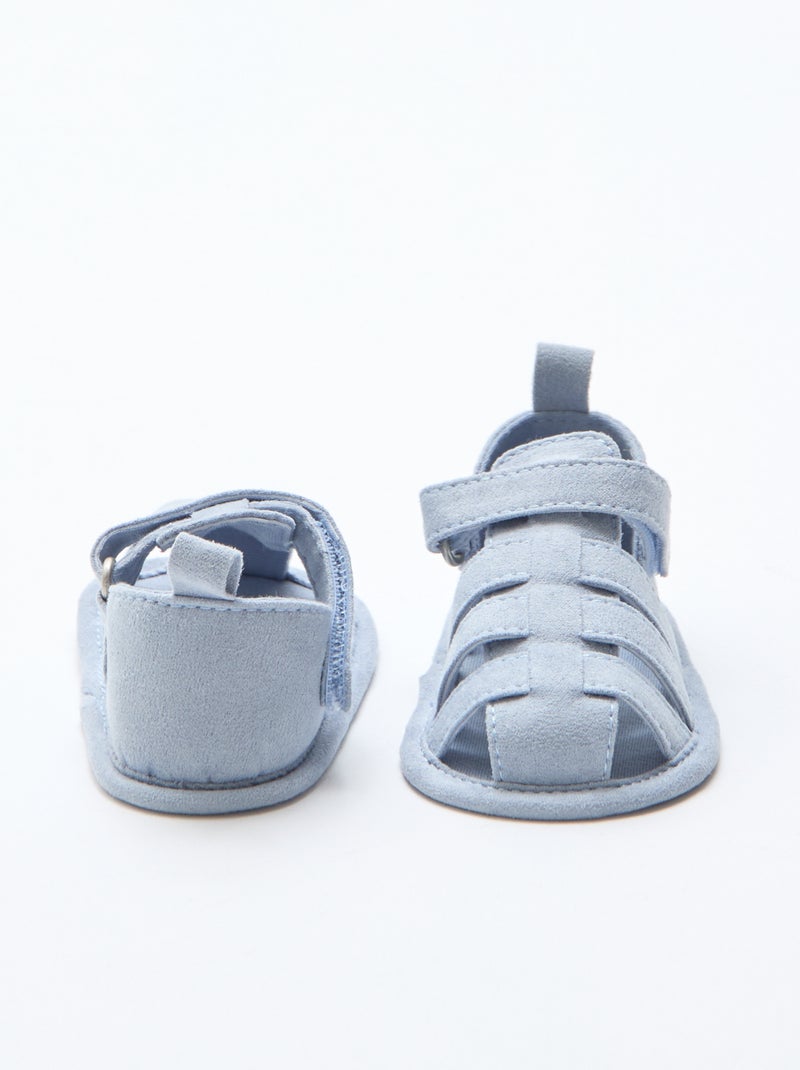 Par de sandalias con velcro Verde - Kiabi