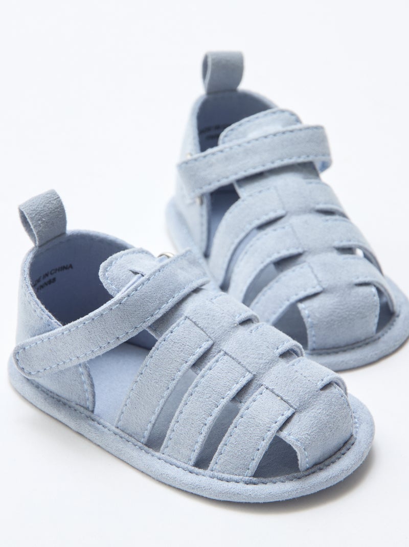 Par de sandalias con velcro Verde - Kiabi