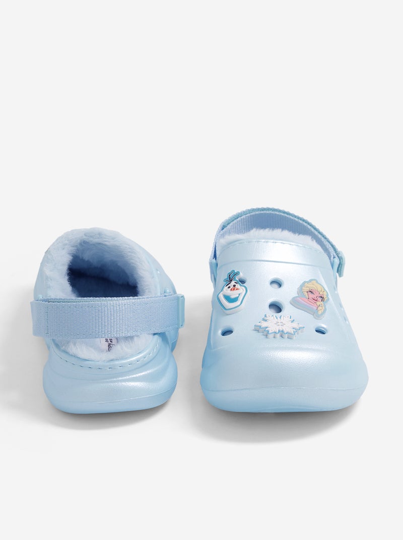 Par de sandalias Crocs forradas 'Disney' 'Frozen' Azul - Kiabi