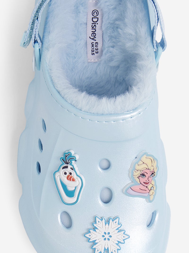 Par de sandalias Crocs forradas 'Disney' 'Frozen' Azul - Kiabi