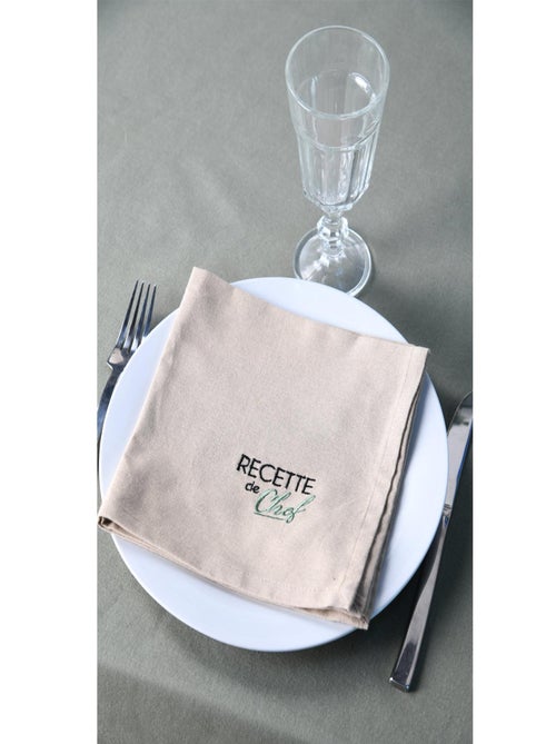 Par de servilletas de mesa Bicolor - Kiabi