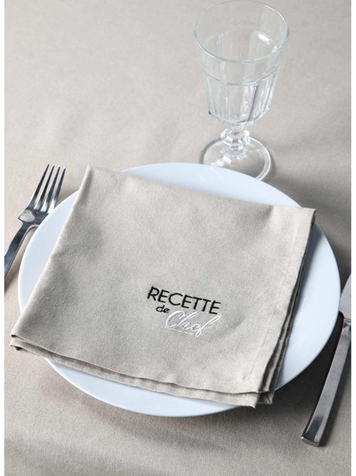 Par de servilletas de mesa Bicolor - Kiabi