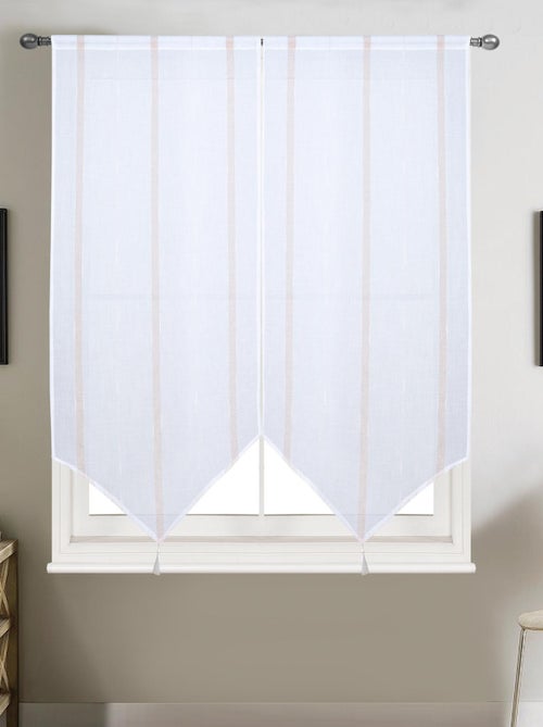 Par de unidades acristaladas con rayas verticales brillantes - Kiabi
