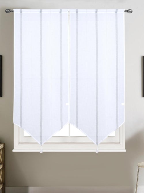Par de unidades acristaladas con rayas verticales brillantes - Kiabi