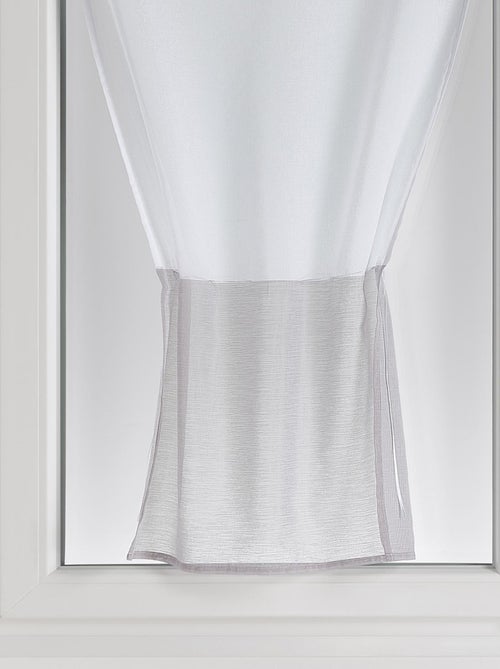 Par de ventanas de estameña bicolor - Kiabi