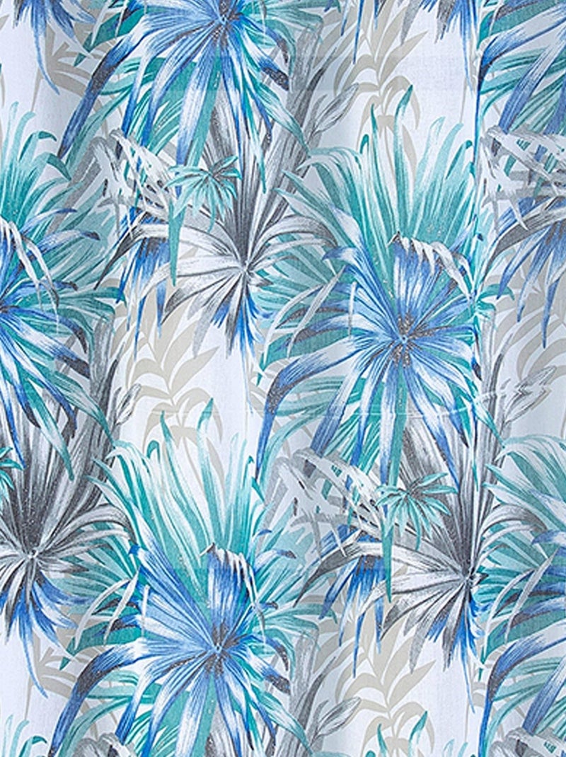 Par de visillos con estilo tropical Blanco - Kiabi