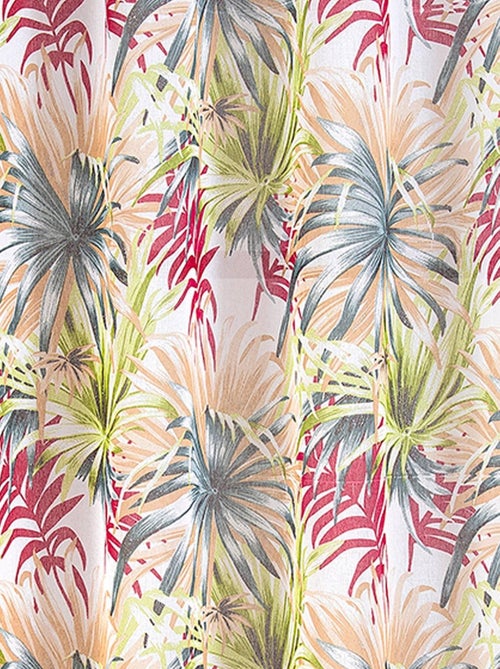 Par de visillos con estilo tropical - Kiabi