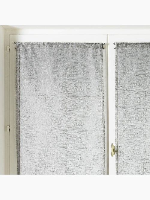 Par de visillos de organza lisos - Kiabi Par de visillos de organza lisos - Kiabi