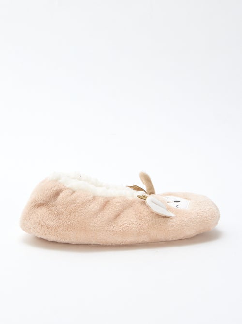 Par de zapatillas forradas con diseño fantasía - Kiabi