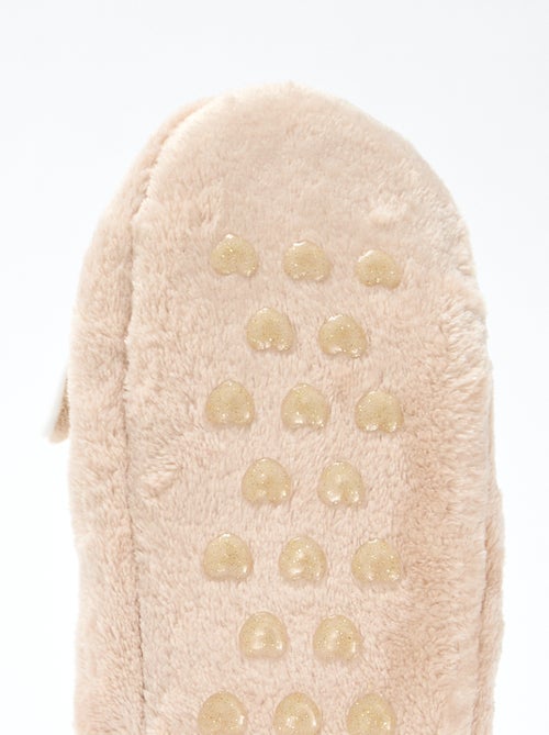 Par de zapatillas forradas con diseño fantasía - Kiabi