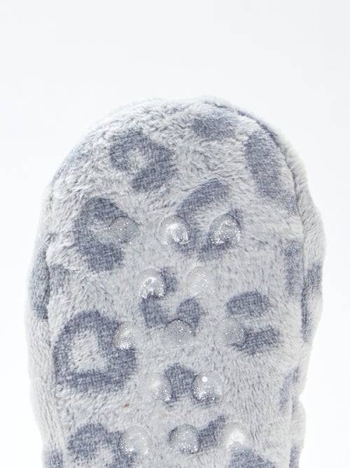 Par de zapatillas forradas con diseño fantasía - Kiabi