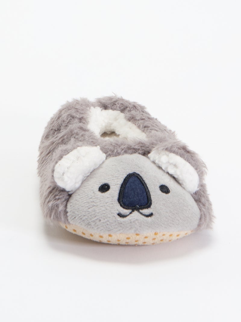 Par de zapatillas "Koala" Gris - Kiabi