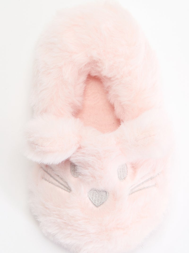 Par de zapatillas "Ratón" Rosa - Kiabi