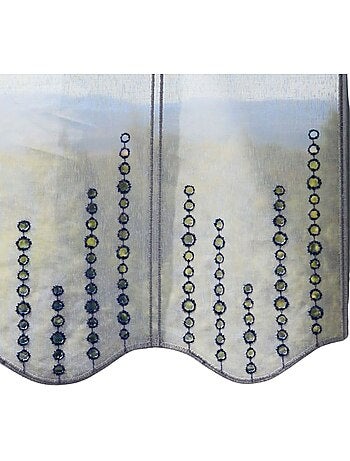 Parabrisas con círculos de colores bordados