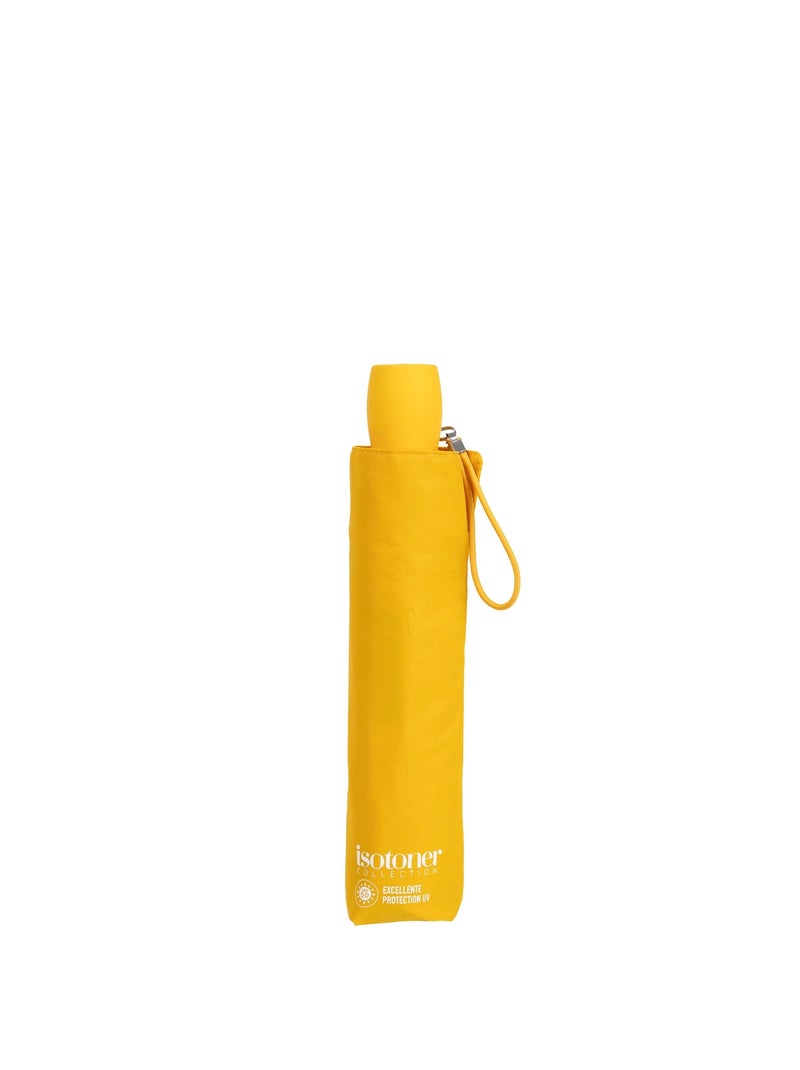 Paraguas  Anti-UV, bajo precio, sólido y ultra repelente al agua mujer Isotoner Amarillo - Kiabi