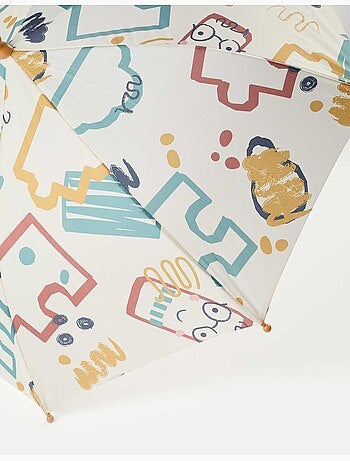 Paraguas automático con estampado colorido
