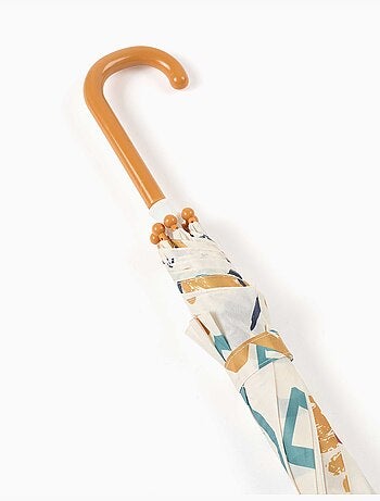 Paraguas automático con estampado colorido