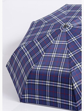 Paraguas automático con estampado de cuadros - afibel
