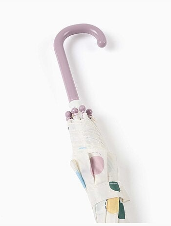 Paraguas automático con estampado de lunares