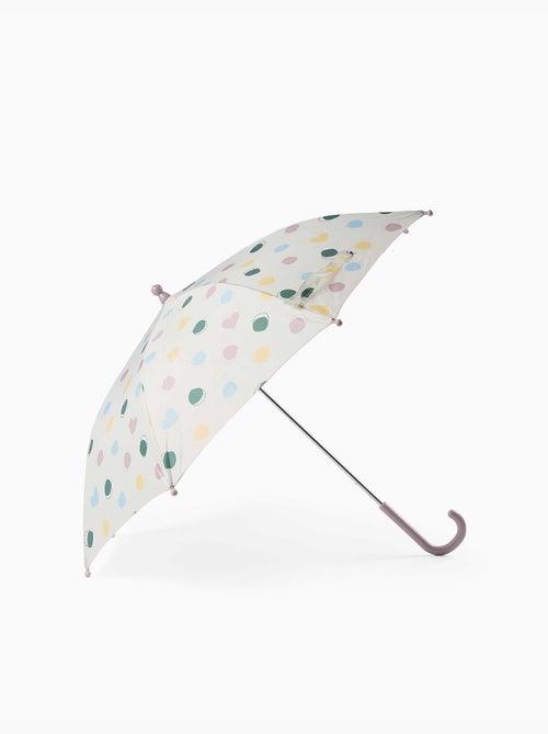 Paraguas automático con estampado de lunares - Kiabi Paraguas automático con estampado de lunares - Kiabi