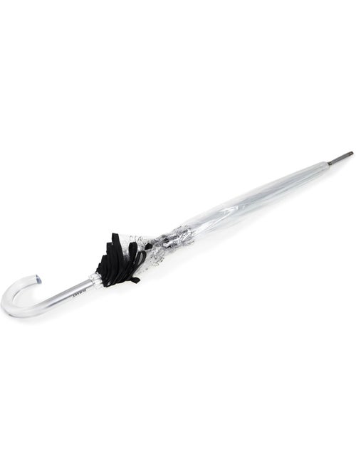 Paraguas bastón automático, campana transparente, resistencia al viento mujer isotoner - Kiabi Paraguas bastón automático, campana transparente, resistencia al viento mujer isotoner - Kiabi