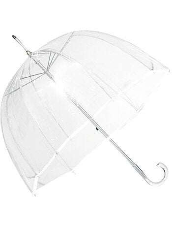 Paraguas campana transparente con dosel de 85 cm mujer isotoner
