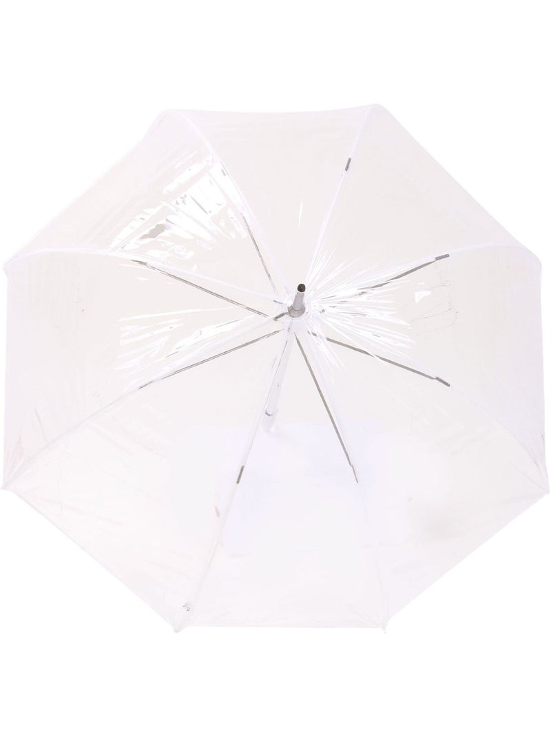 Paraguas  campana transparente con dosel de 85 cm mujer isotoner Blanco/Transparente - Kiabi