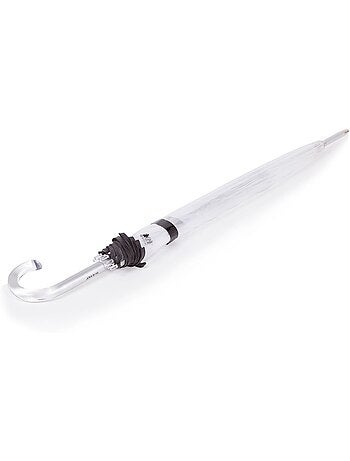 Paraguas campana transparente con dosel de 85 cm mujer isotoner