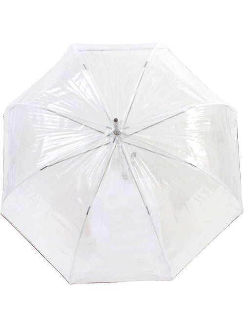 Paraguas  campana transparente con dosel de 85 cm mujer isotoner - Kiabi