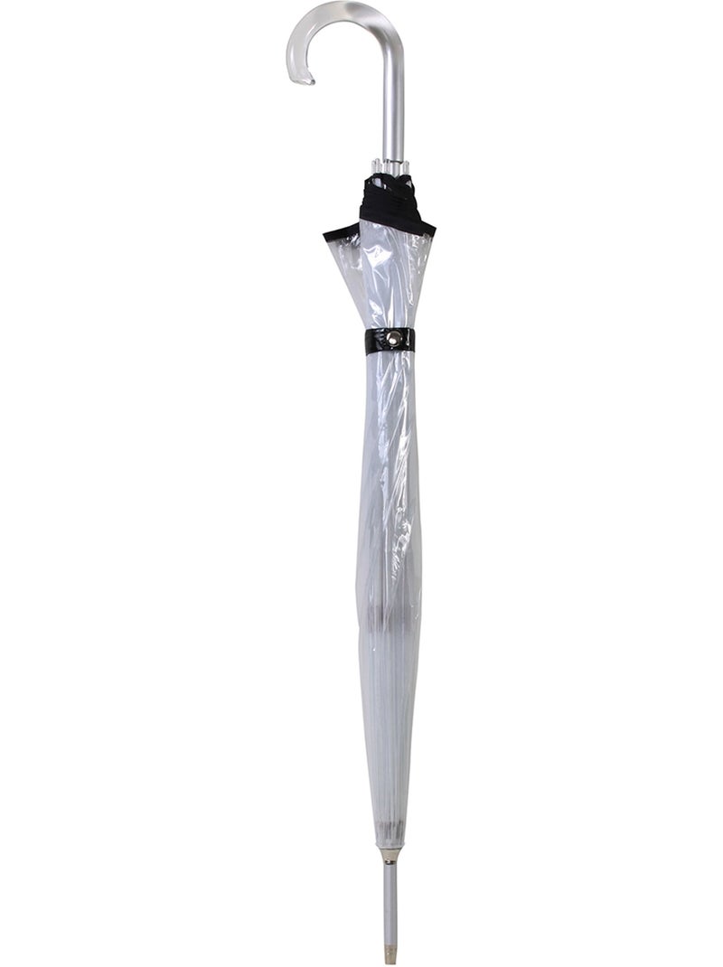 Paraguas  campana transparente con dosel de 85 cm mujer isotoner Negro - Kiabi