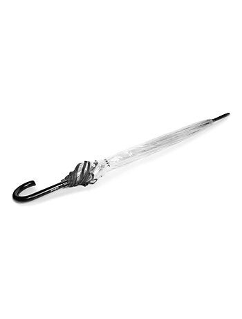 Paraguas campana transparente, maciza, apertura manual adulto mixto Isotoner