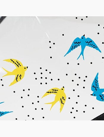 Paraguas bastón, timbre Transparente, a prueba de viento, manual mujer Isotoner