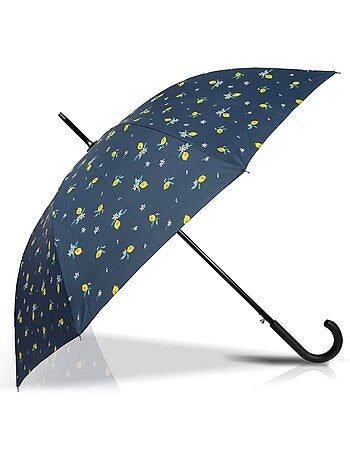 Paraguas caña, ultrapermeable, sólida, Apertura automática/cierre manual mujer Isotoner