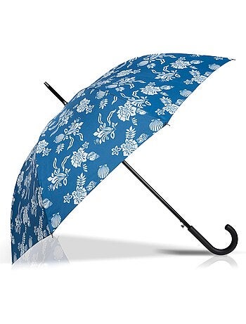 Paraguas caña, ultrapermeable, sólida, Apertura automática/cierre manual mujer Isotoner