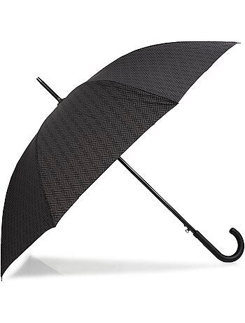 Paraguas caña, ultrapermeable, sólida, Apertura automática/cierre manual mujer Isotoner